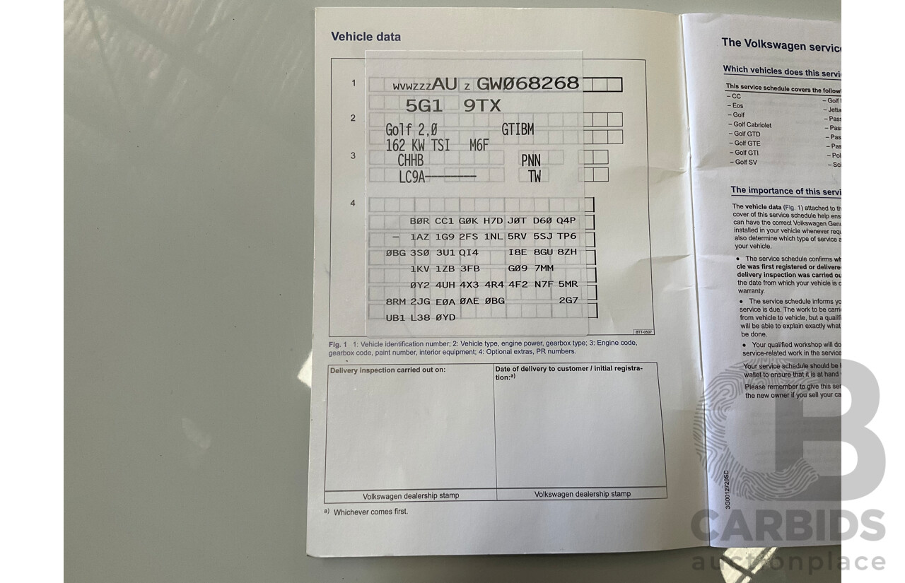 10/2015 Volkswagen Golf GTi FWD AU MY16 5D Hatchback White 2.0L
