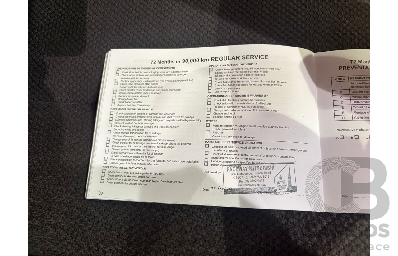 11/2015 Mitsubishi Triton GLX (4x4) MQ MY16 Dual Cab Utility Grey Turbo Diesel 2.4L