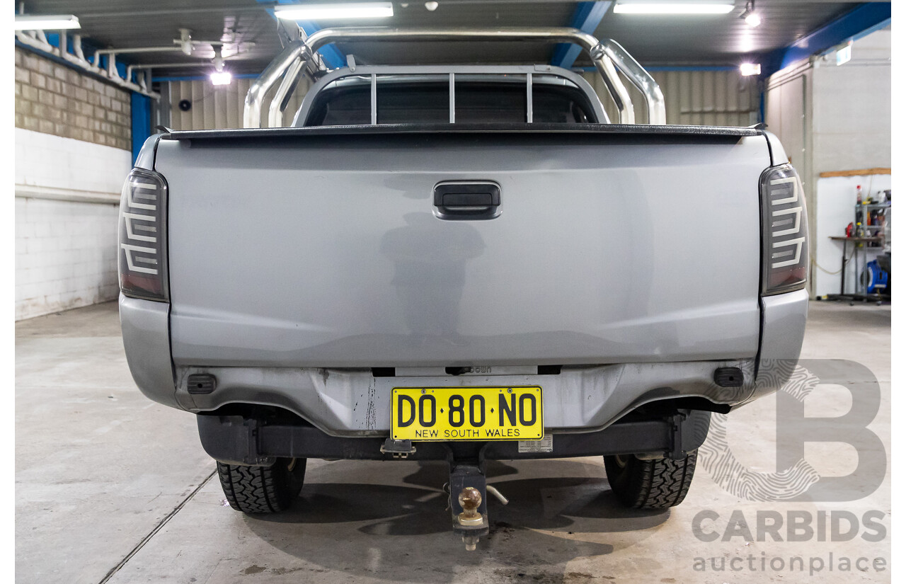 11/2015 Mitsubishi Triton GLX (4x4) MQ MY16 Dual Cab Utility Grey Turbo Diesel 2.4L