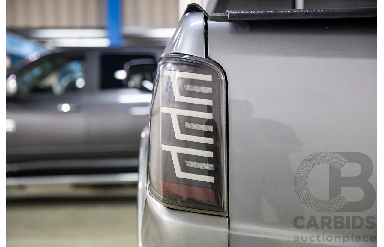 11/2015 Mitsubishi Triton GLX (4x4) MQ MY16 Dual Cab Utility Grey Turbo Diesel 2.4L
