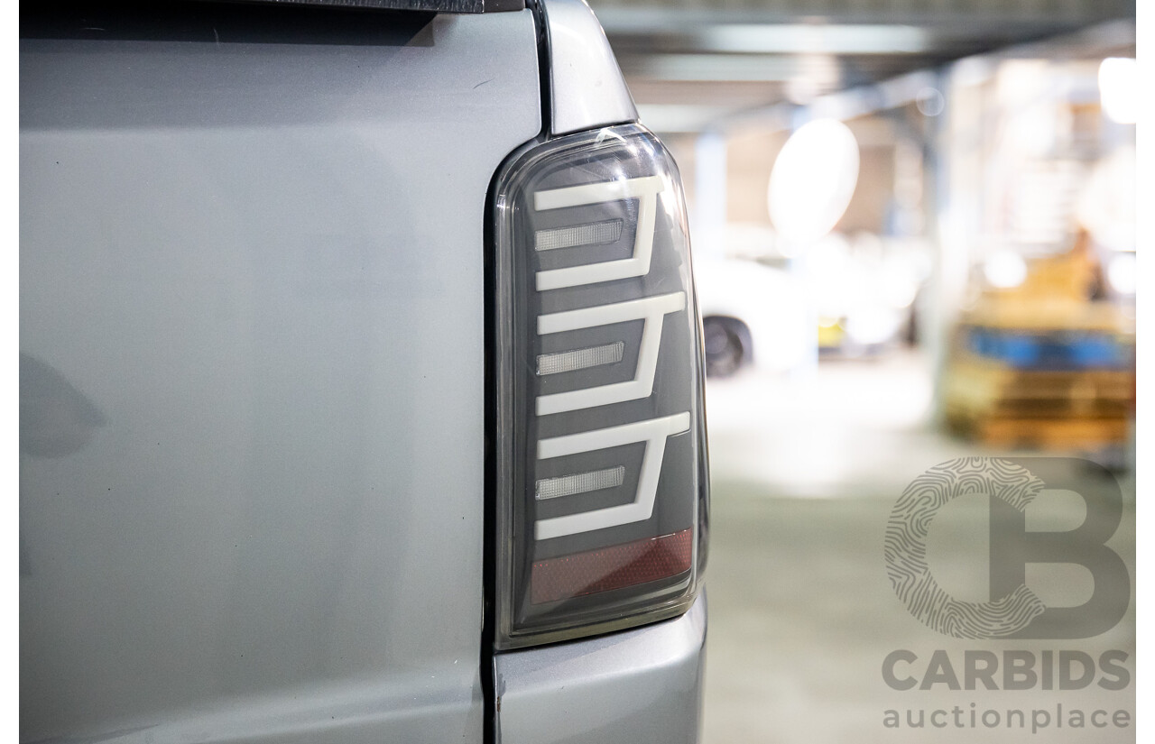11/2015 Mitsubishi Triton GLX (4x4) MQ MY16 Dual Cab Utility Grey Turbo Diesel 2.4L