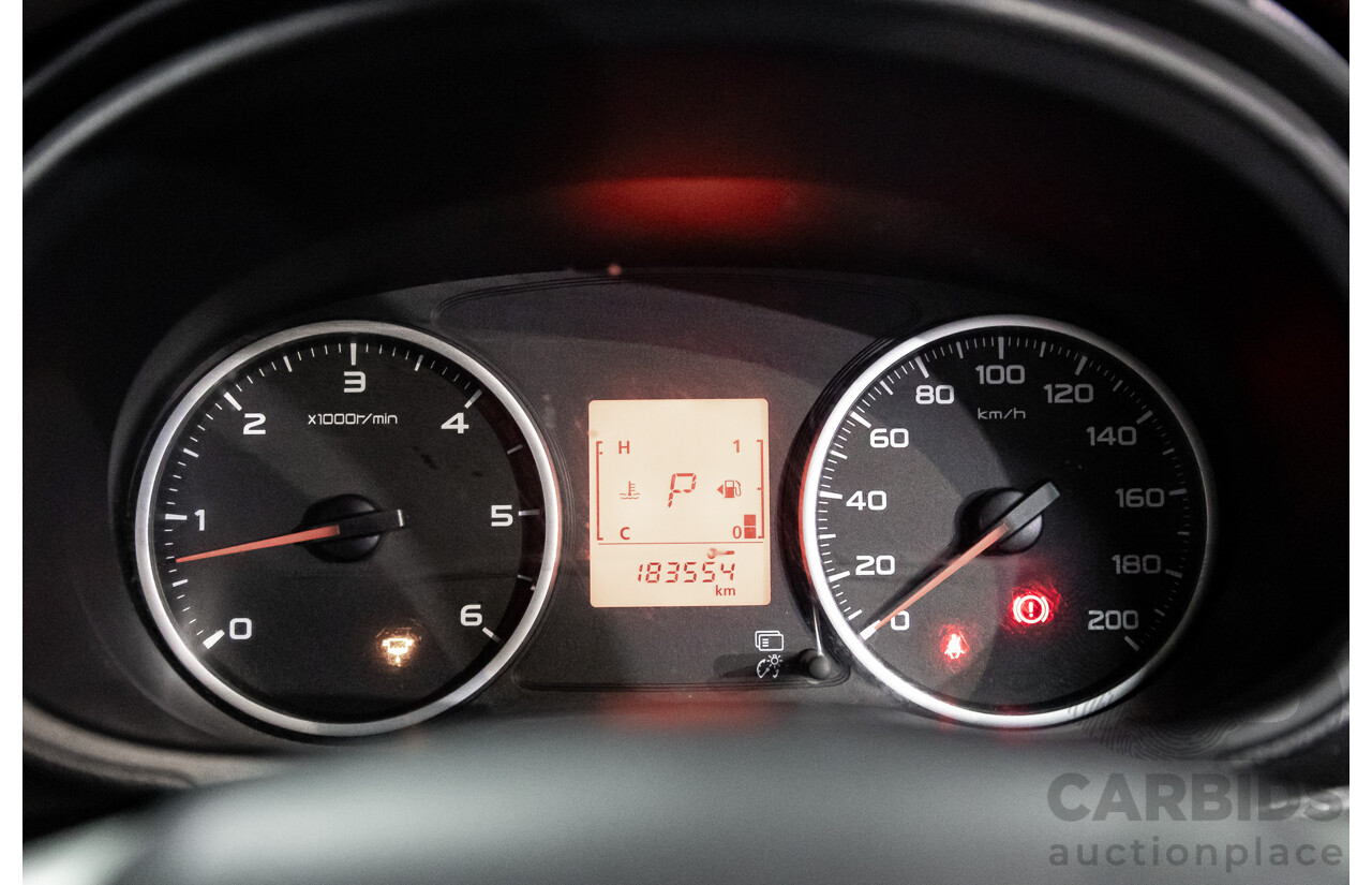 11/2015 Mitsubishi Triton GLX (4x4) MQ MY16 Dual Cab Utility Grey Turbo Diesel 2.4L