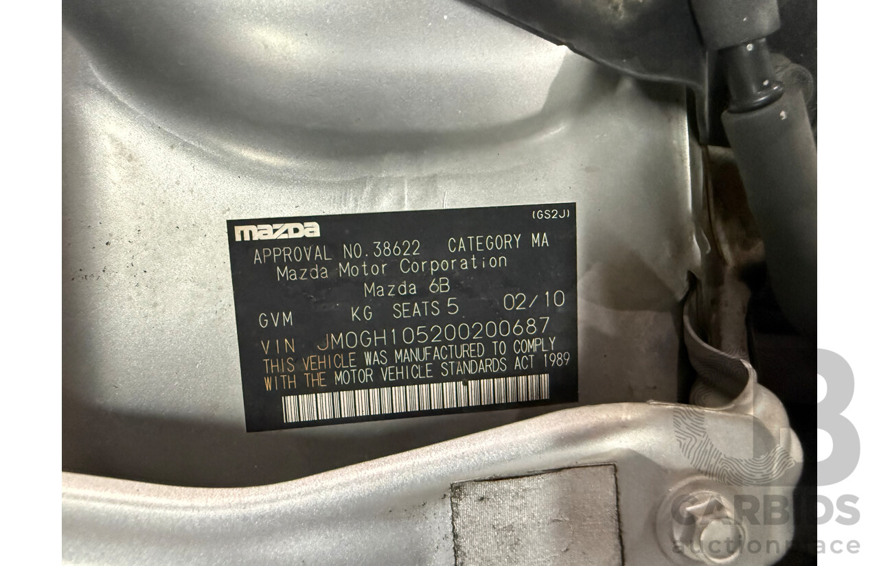 2/2010 Mazda Mazda6 Touring GH MY10 4d Wagon Silver 2.5L