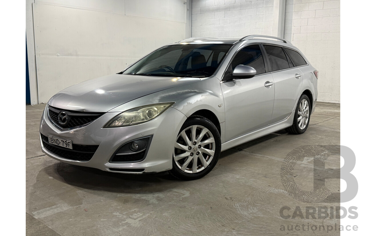 2/2010 Mazda Mazda6 Touring GH MY10 4d Wagon Silver 2.5L