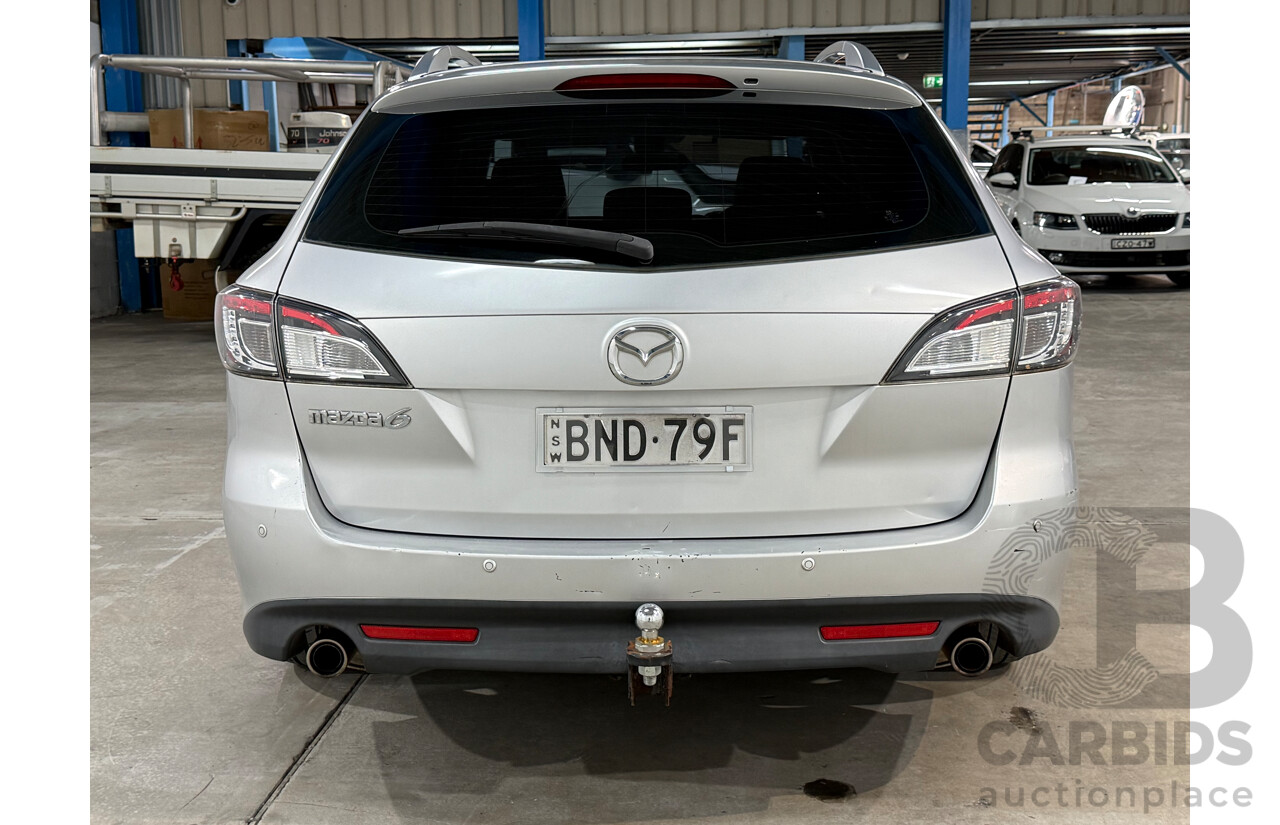 2/2010 Mazda Mazda6 Touring GH MY10 4d Wagon Silver 2.5L