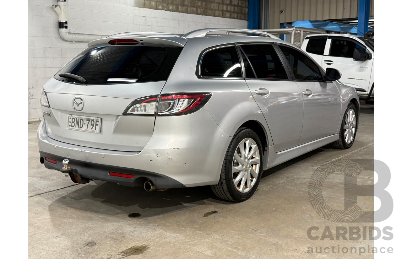 2/2010 Mazda Mazda6 Touring GH MY10 4d Wagon Silver 2.5L