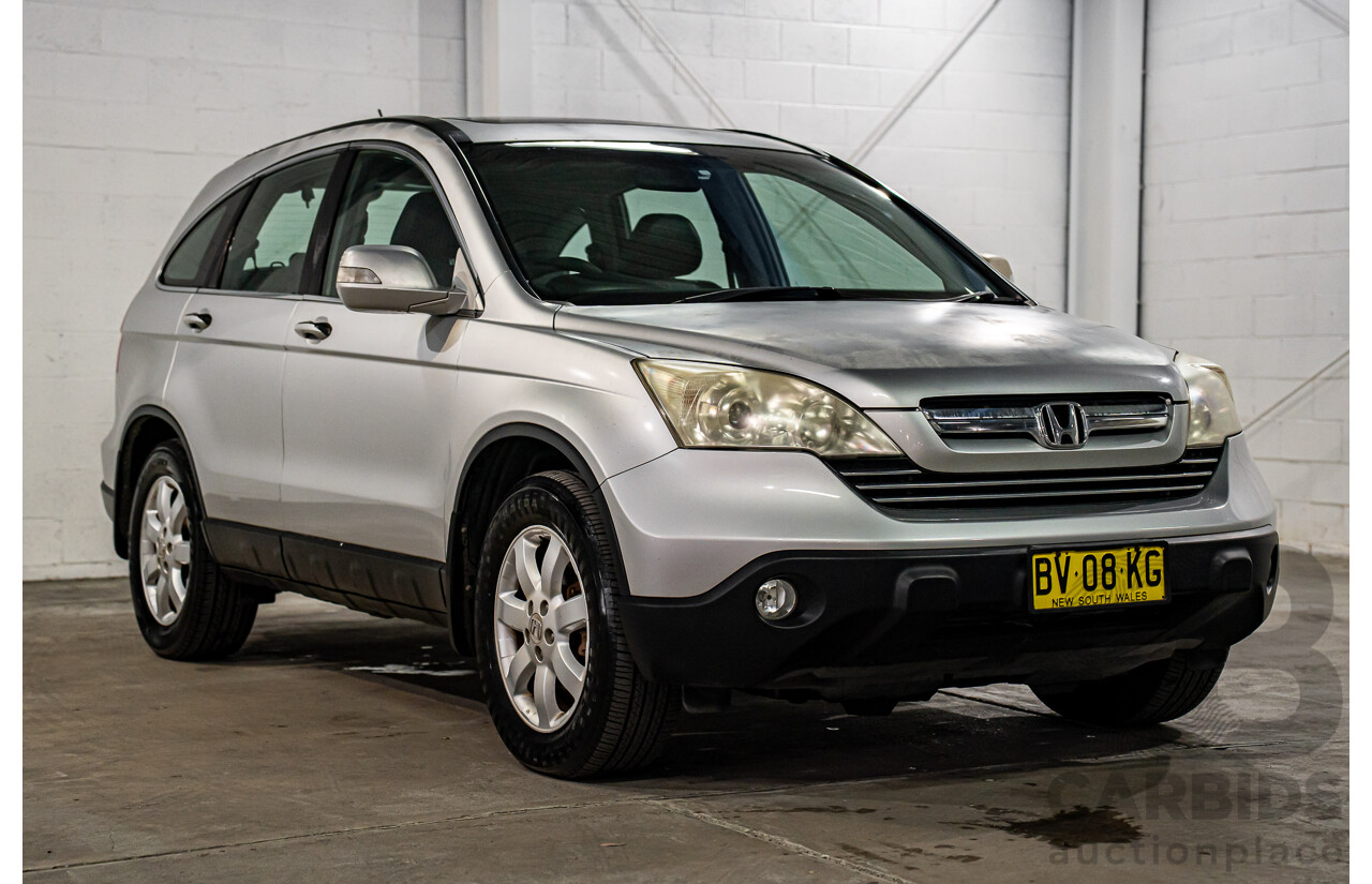 2/2009 Honda CR-V (4x4) MY07 4d Wagon Silver 2.4L