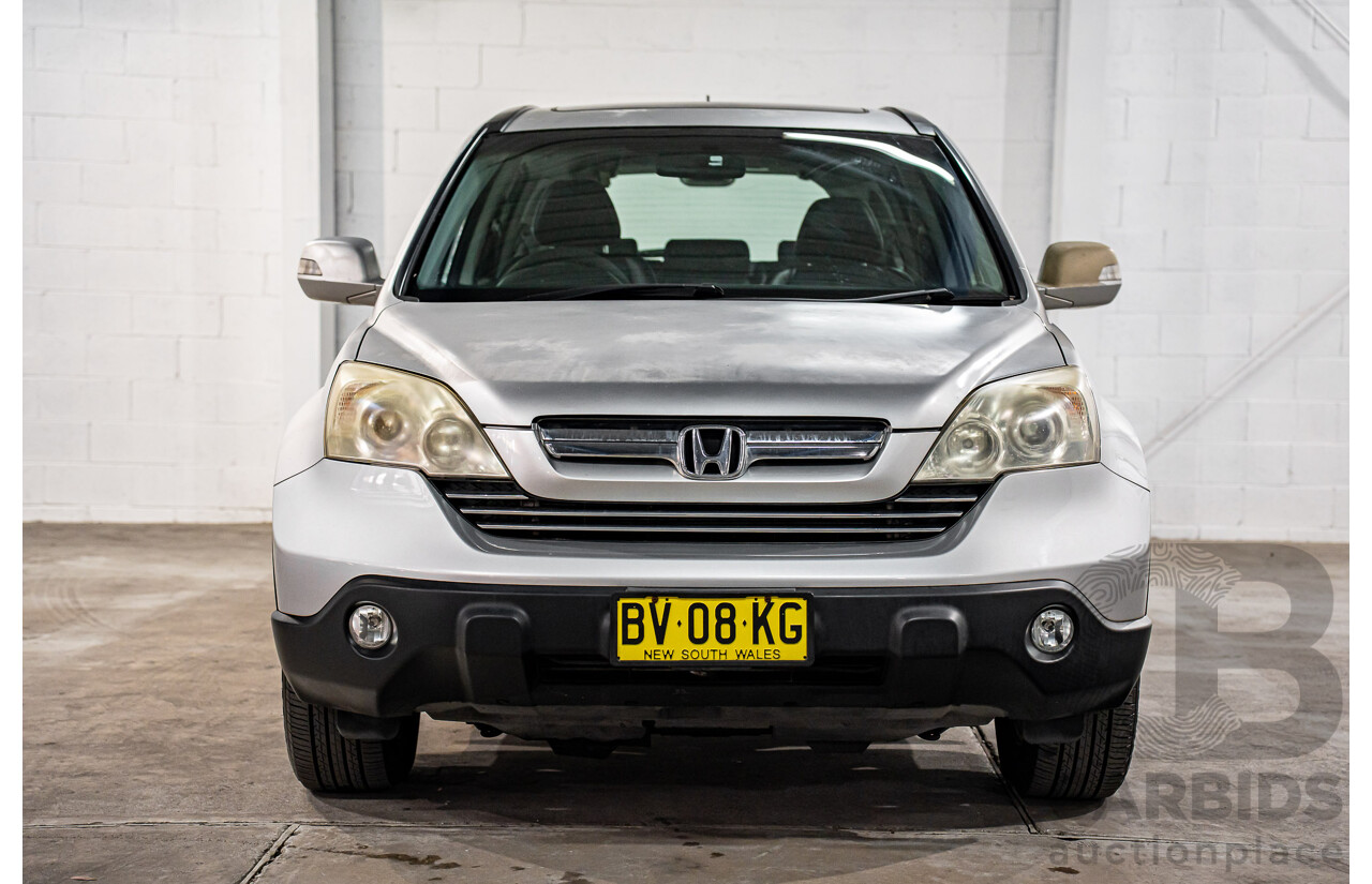 2/2009 Honda CR-V (4x4) MY07 4d Wagon Silver 2.4L