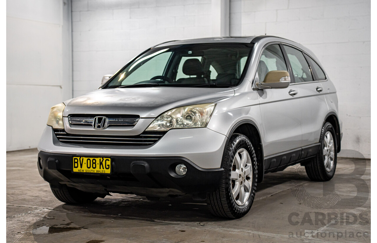 2/2009 Honda CR-V (4x4) MY07 4d Wagon Silver 2.4L