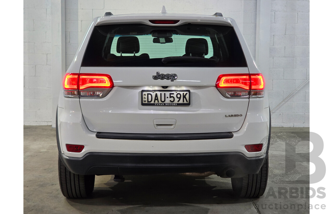 7/2015 Jeep Grand Cherokee Laredo WK MY15 4d Wagon Bright White V6 3.6L