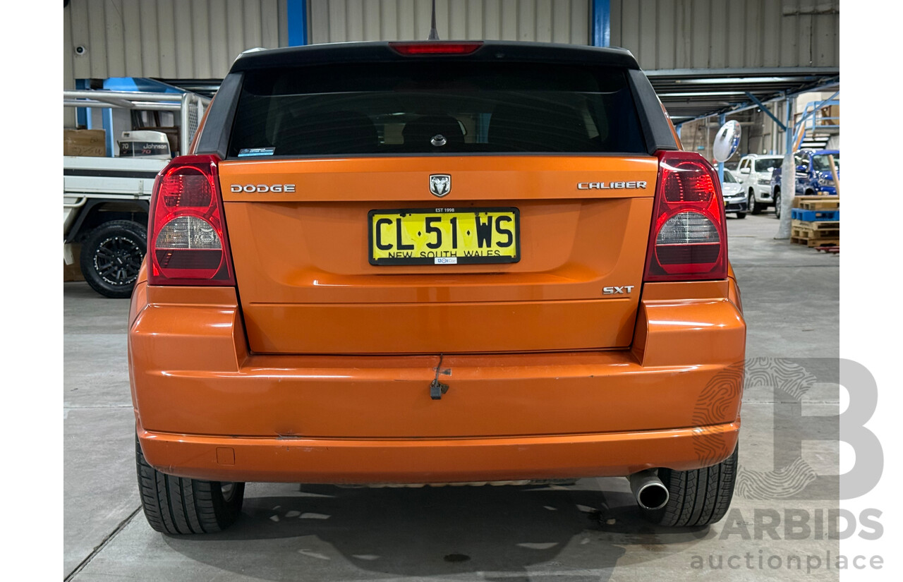 8/2011 Dodge Caliber SXT PM MY10 5d Hatchback Orange 2.0L