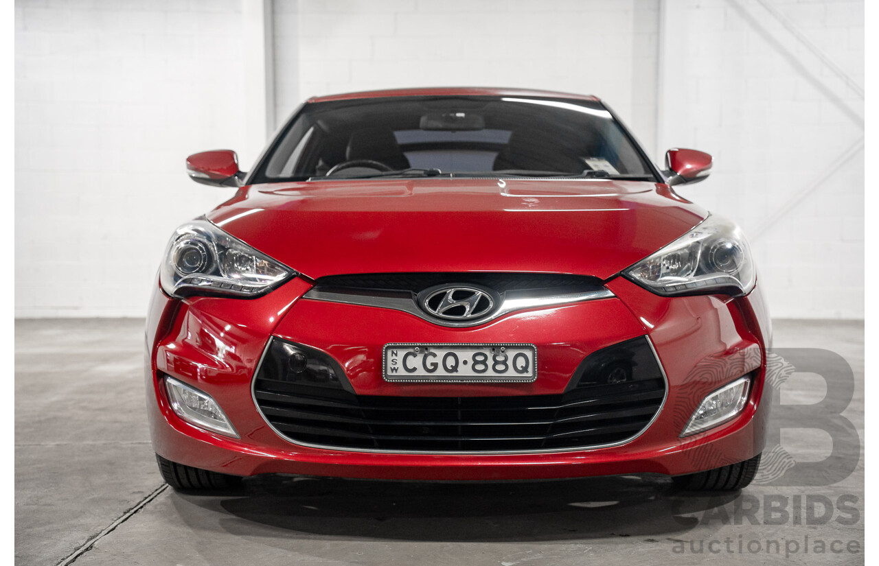 05/2012 Hyundai Veloster + FWD FS 3D Coupe Red 1.6L