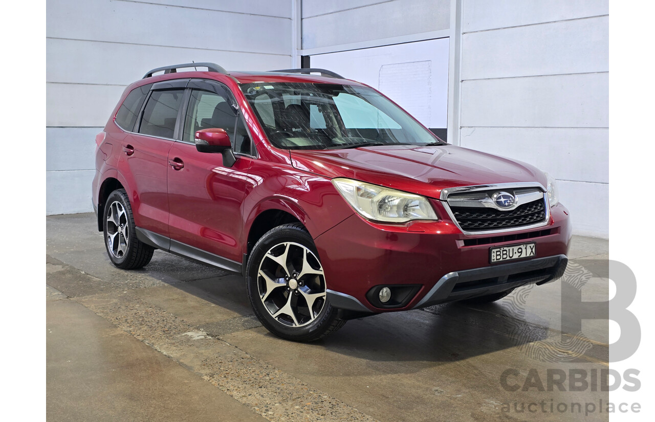 4/2014 Subaru Forester 2.5i-S (AWD) S4 MY14 4d Wagon Venetian Red 2.5L