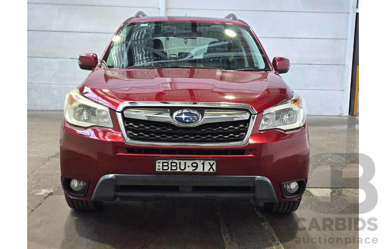 4/2014 Subaru Forester 2.5i-S (AWD) S4 MY14 4d Wagon Venetian Red 2.5L