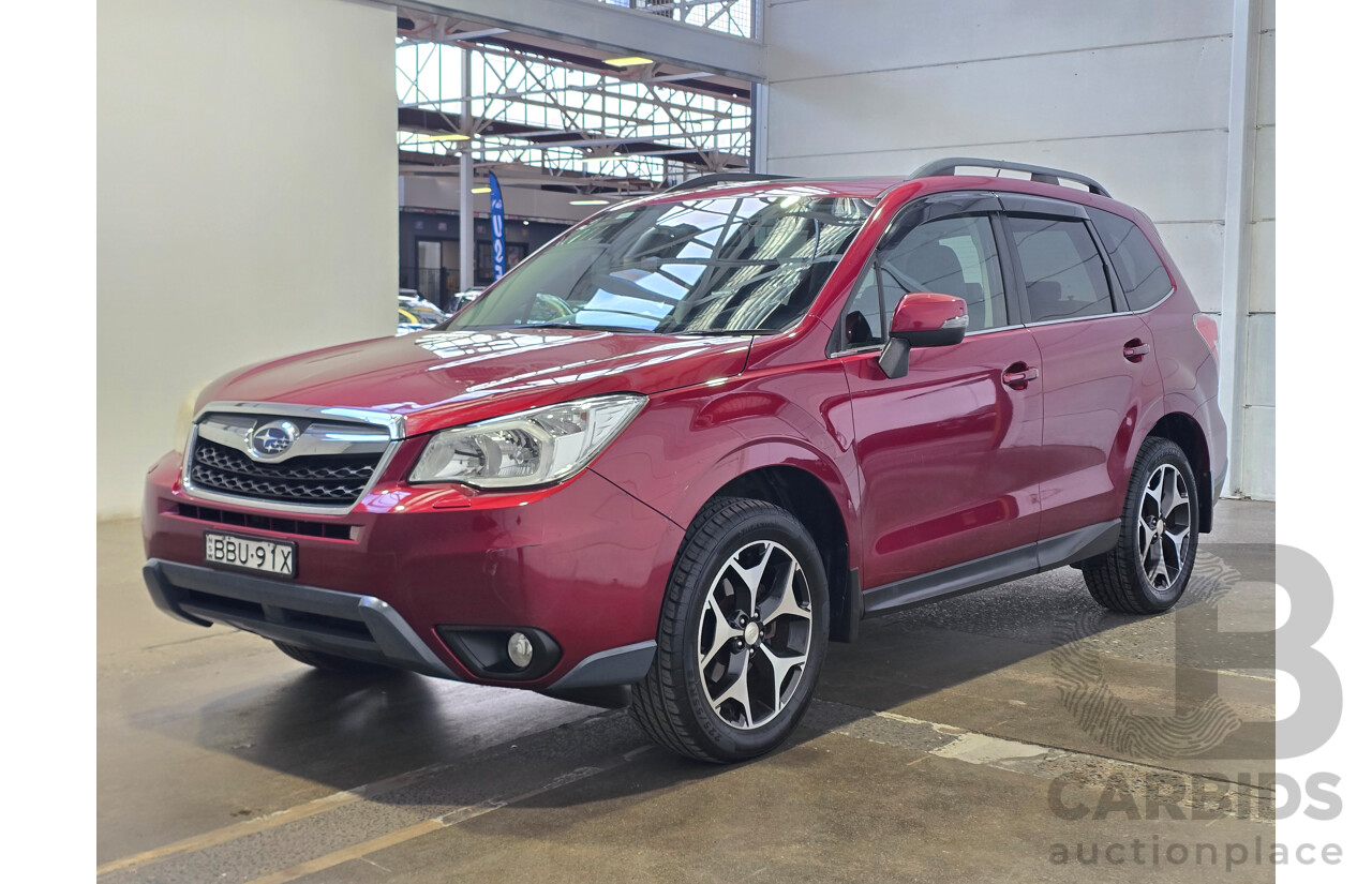 4/2014 Subaru Forester 2.5i-S (AWD) S4 MY14 4d Wagon Venetian Red 2.5L