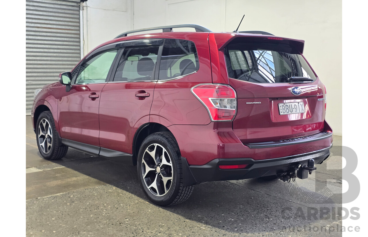 4/2014 Subaru Forester 2.5i-S (AWD) S4 MY14 4d Wagon Venetian Red 2.5L