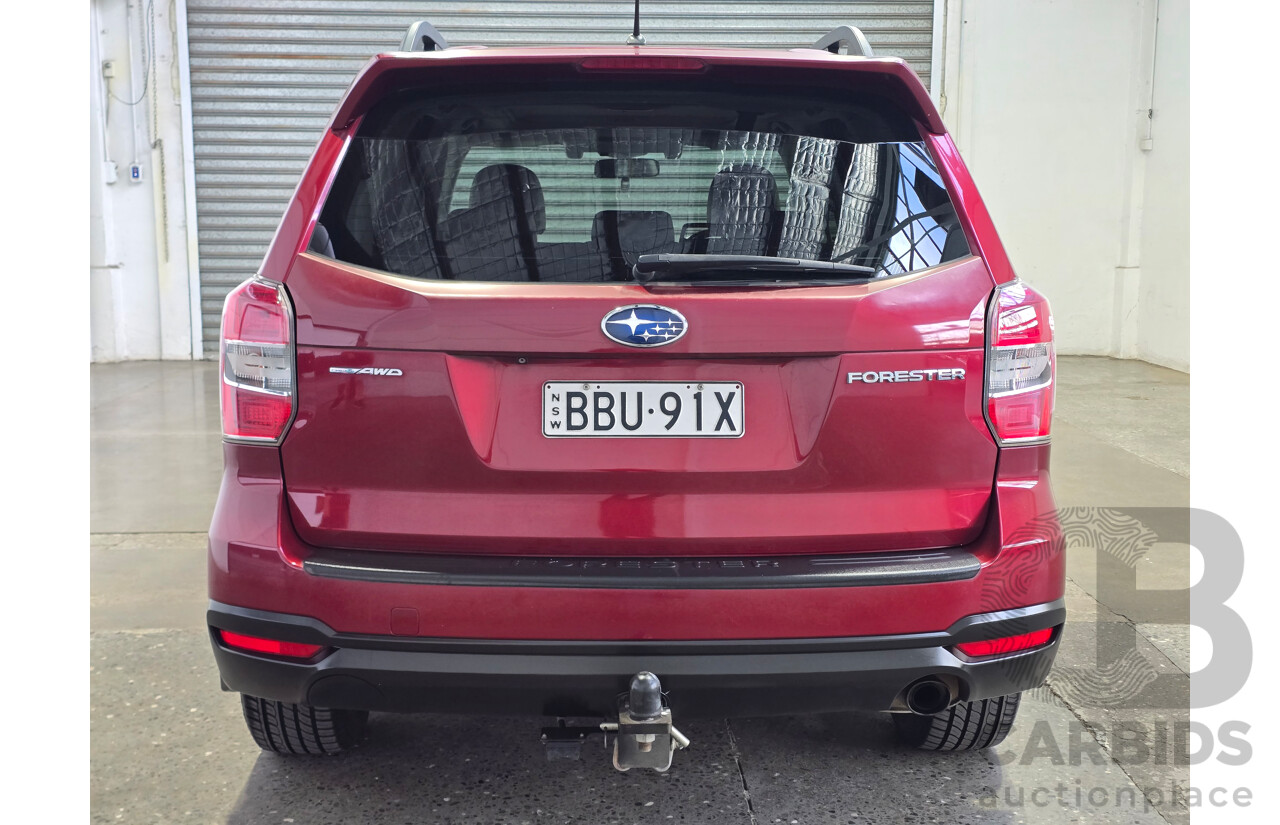 4/2014 Subaru Forester 2.5i-S (AWD) S4 MY14 4d Wagon Venetian Red 2.5L