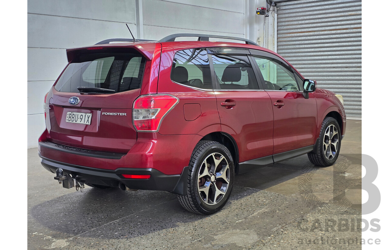 4/2014 Subaru Forester 2.5i-S (AWD) S4 MY14 4d Wagon Venetian Red 2.5L