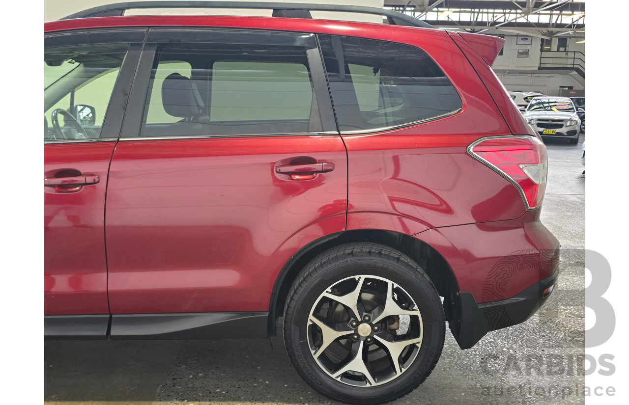 4/2014 Subaru Forester 2.5i-S (AWD) S4 MY14 4d Wagon Venetian Red 2.5L