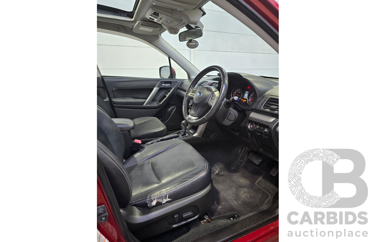 4/2014 Subaru Forester 2.5i-S (AWD) S4 MY14 4d Wagon Venetian Red 2.5L
