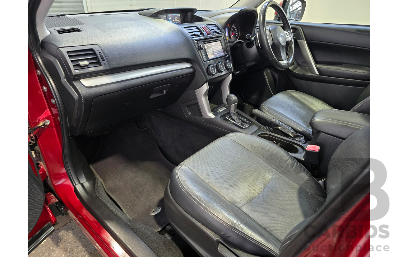 4/2014 Subaru Forester 2.5i-S (AWD) S4 MY14 4d Wagon Venetian Red 2.5L