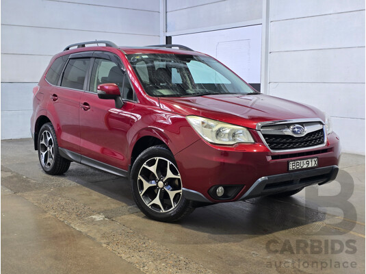 4/2014 Subaru Forester 2.5i-S (AWD) S4 MY14 4d Wagon Venetian Red 2.5L
