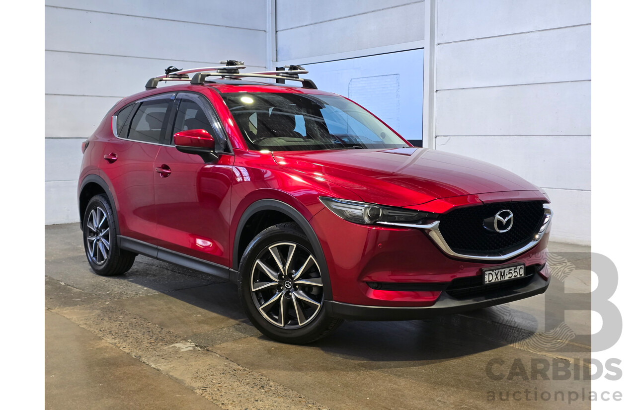 4/2018 Mazda CX-5 GT (AWD) KF MY18 4d Wagon Crystal Soul Red Twin Turbo Diesel 2.2L