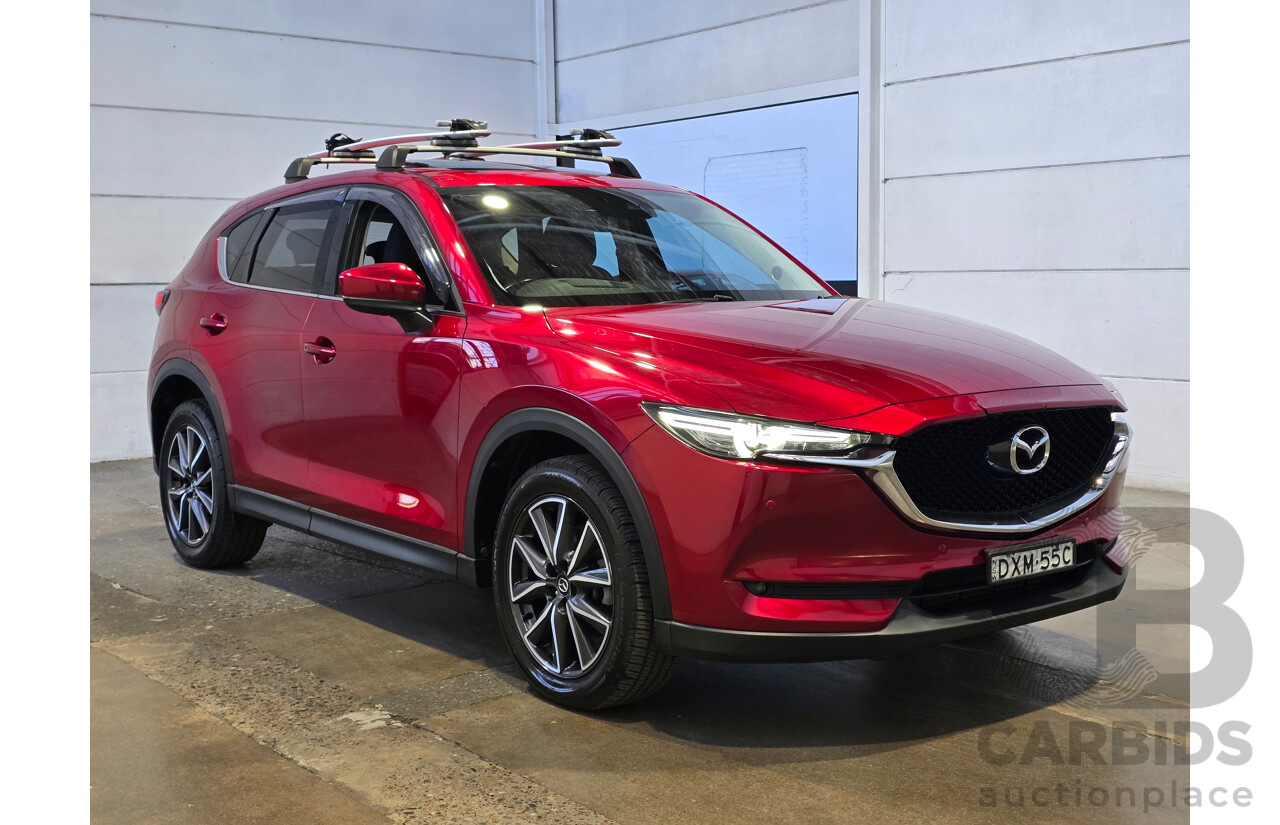 4/2018 Mazda CX-5 GT (AWD) KF MY18 4d Wagon Crystal Soul Red Twin Turbo Diesel 2.2L