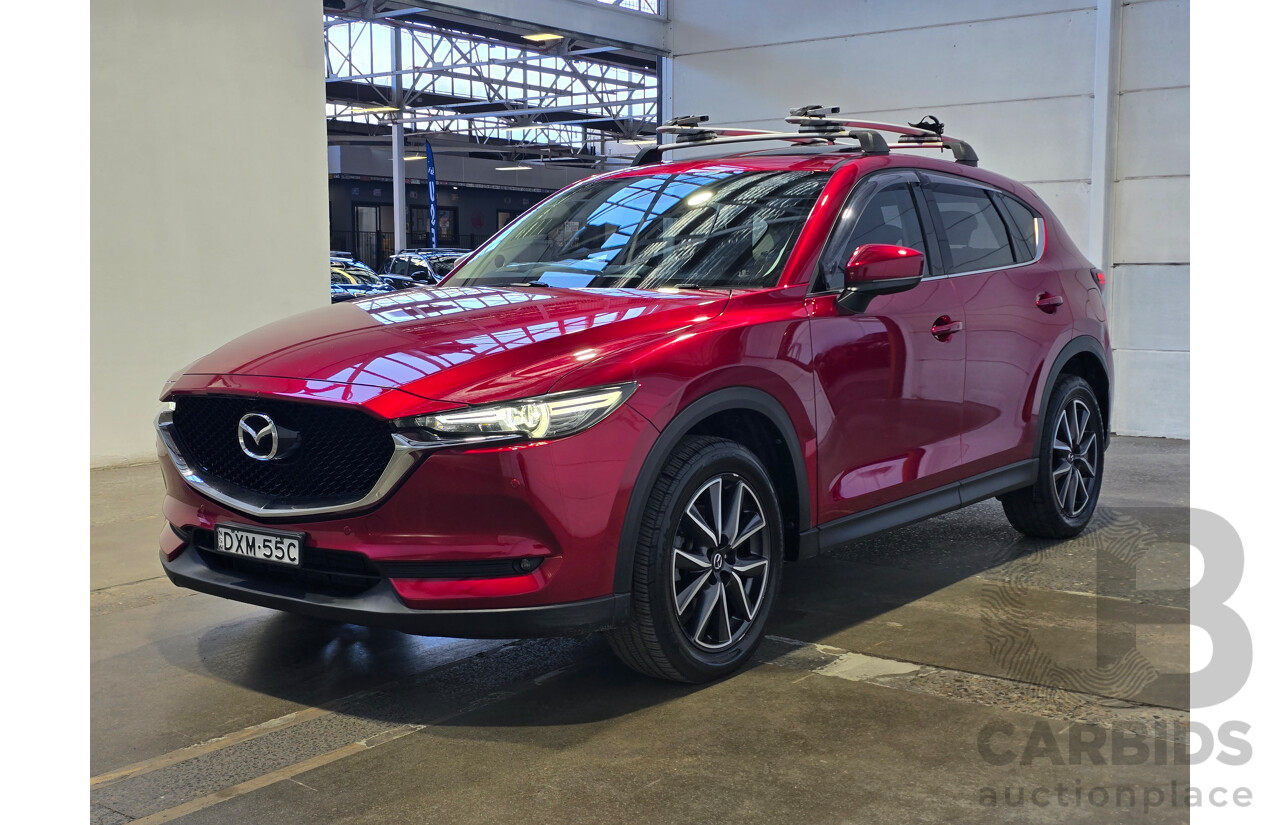 4/2018 Mazda CX-5 GT (AWD) KF MY18 4d Wagon Crystal Soul Red Twin Turbo Diesel 2.2L