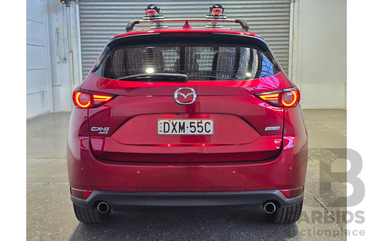 4/2018 Mazda CX-5 GT (AWD) KF MY18 4d Wagon Crystal Soul Red Twin Turbo Diesel 2.2L