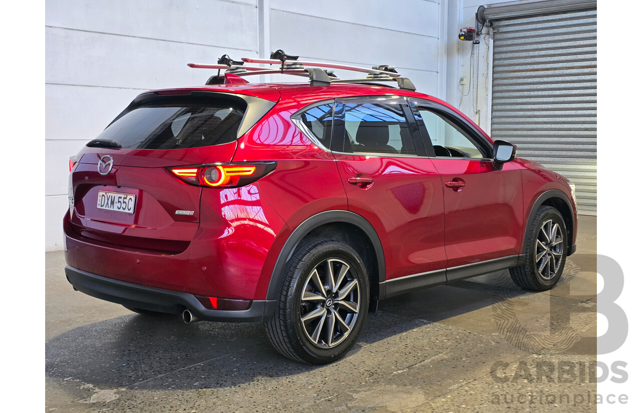 4/2018 Mazda CX-5 GT (AWD) KF MY18 4d Wagon Crystal Soul Red Twin Turbo Diesel 2.2L