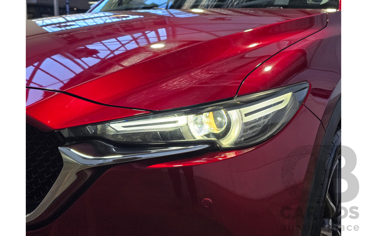4/2018 Mazda CX-5 GT (AWD) KF MY18 4d Wagon Crystal Soul Red Twin Turbo Diesel 2.2L