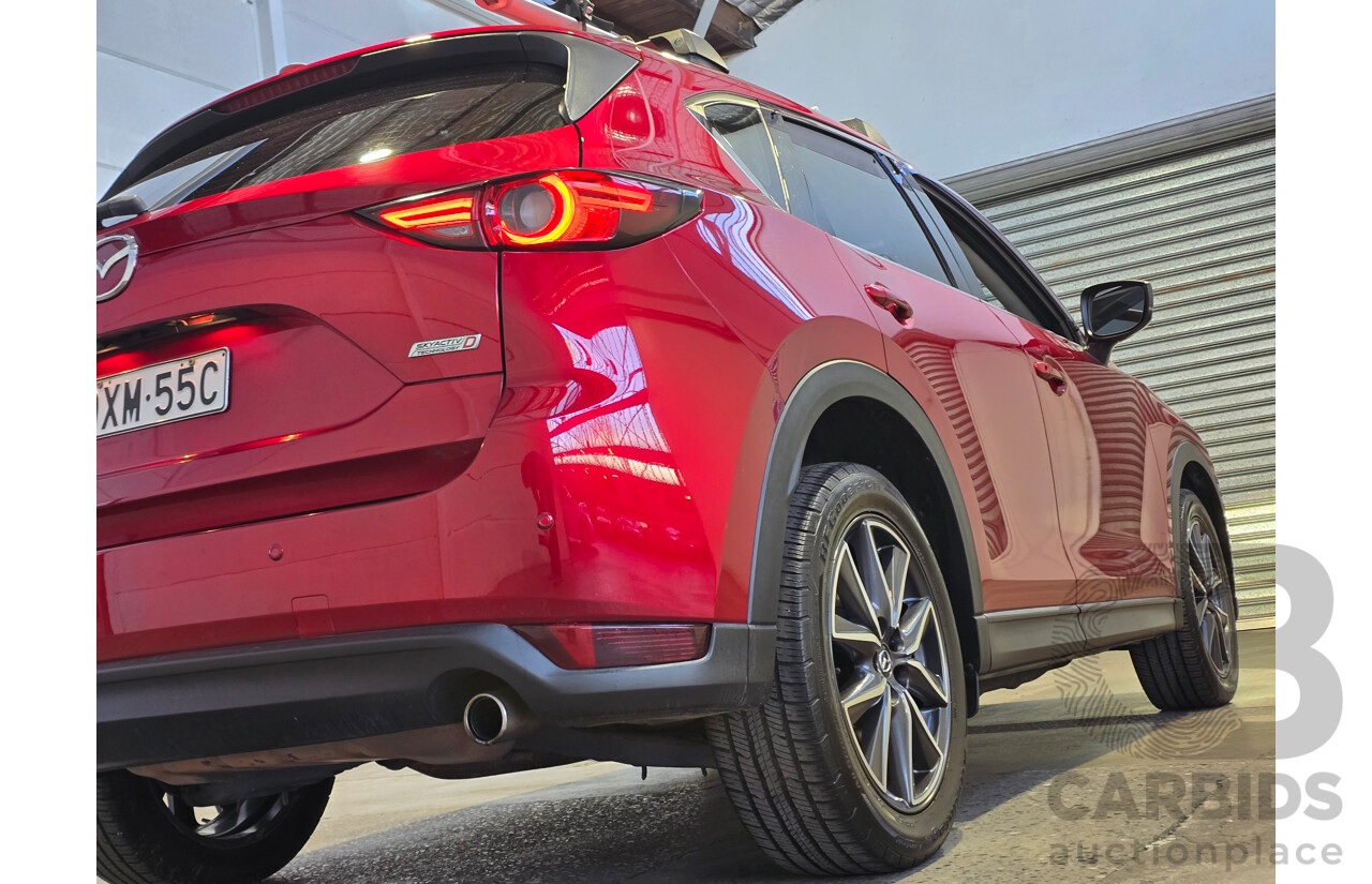 4/2018 Mazda CX-5 GT (AWD) KF MY18 4d Wagon Crystal Soul Red Twin Turbo Diesel 2.2L