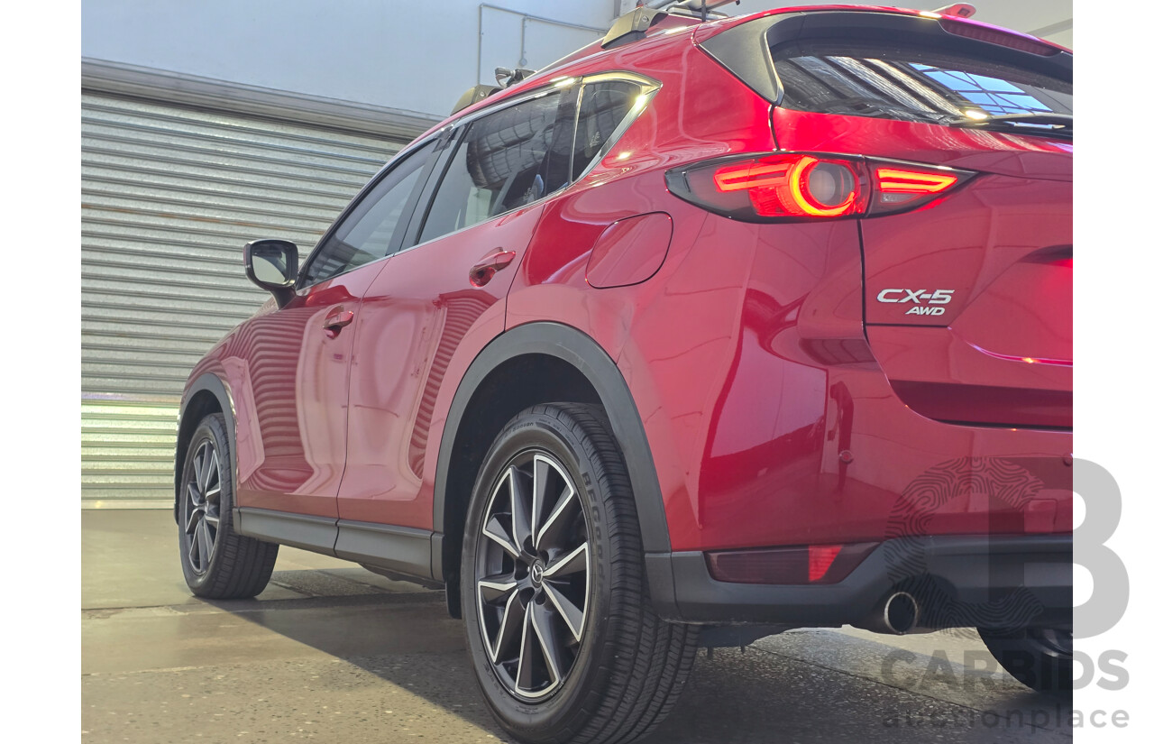4/2018 Mazda CX-5 GT (AWD) KF MY18 4d Wagon Crystal Soul Red Twin Turbo Diesel 2.2L