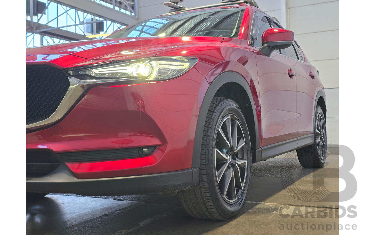 4/2018 Mazda CX-5 GT (AWD) KF MY18 4d Wagon Crystal Soul Red Twin Turbo Diesel 2.2L