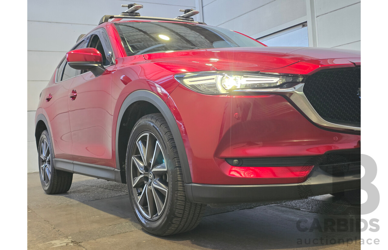4/2018 Mazda CX-5 GT (AWD) KF MY18 4d Wagon Crystal Soul Red Twin Turbo Diesel 2.2L