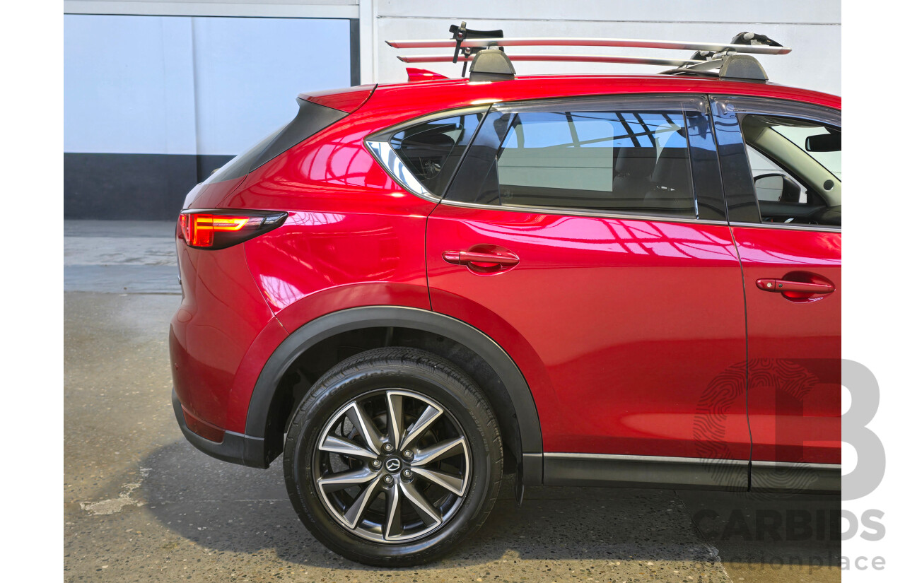 4/2018 Mazda CX-5 GT (AWD) KF MY18 4d Wagon Crystal Soul Red Twin Turbo Diesel 2.2L