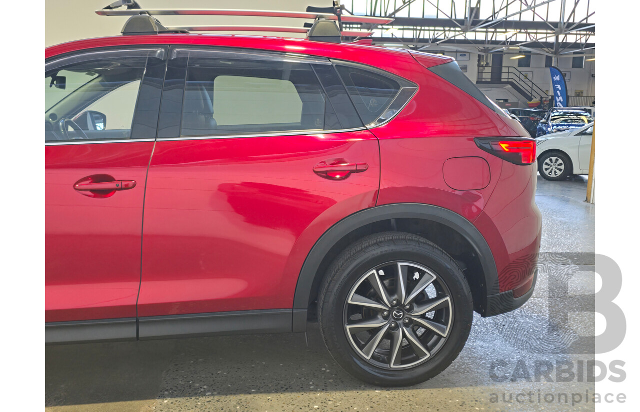 4/2018 Mazda CX-5 GT (AWD) KF MY18 4d Wagon Crystal Soul Red Twin Turbo Diesel 2.2L