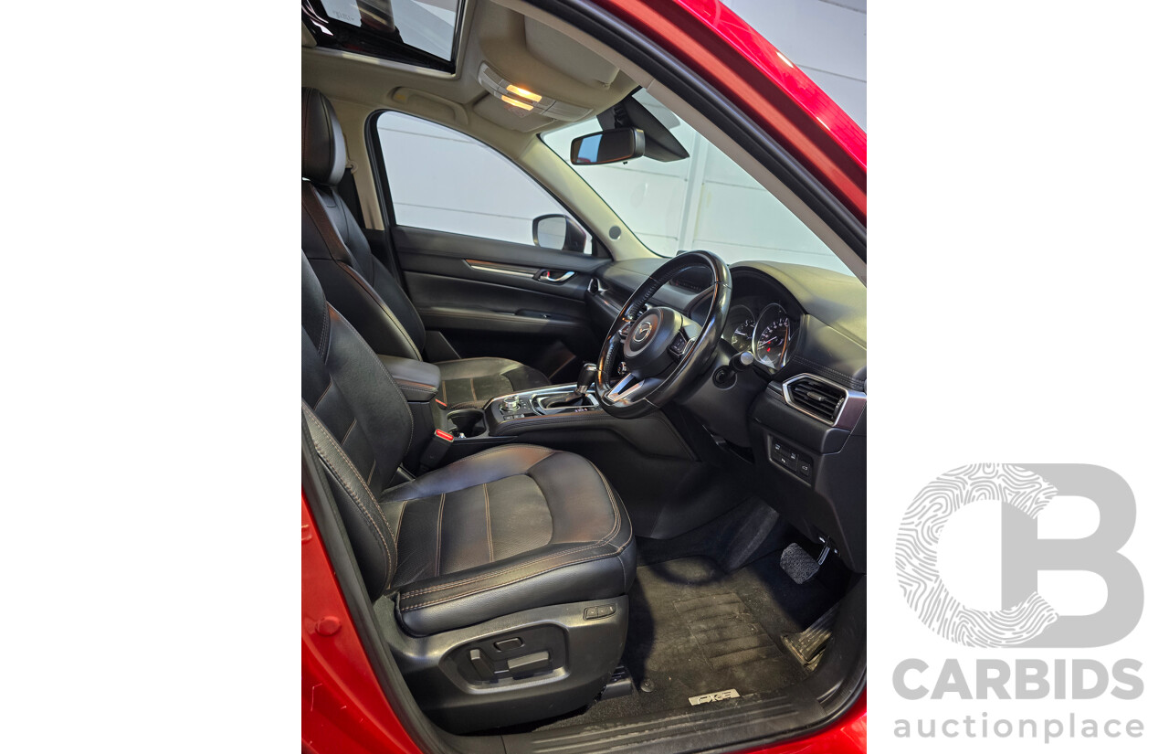 4/2018 Mazda CX-5 GT (AWD) KF MY18 4d Wagon Crystal Soul Red Twin Turbo Diesel 2.2L