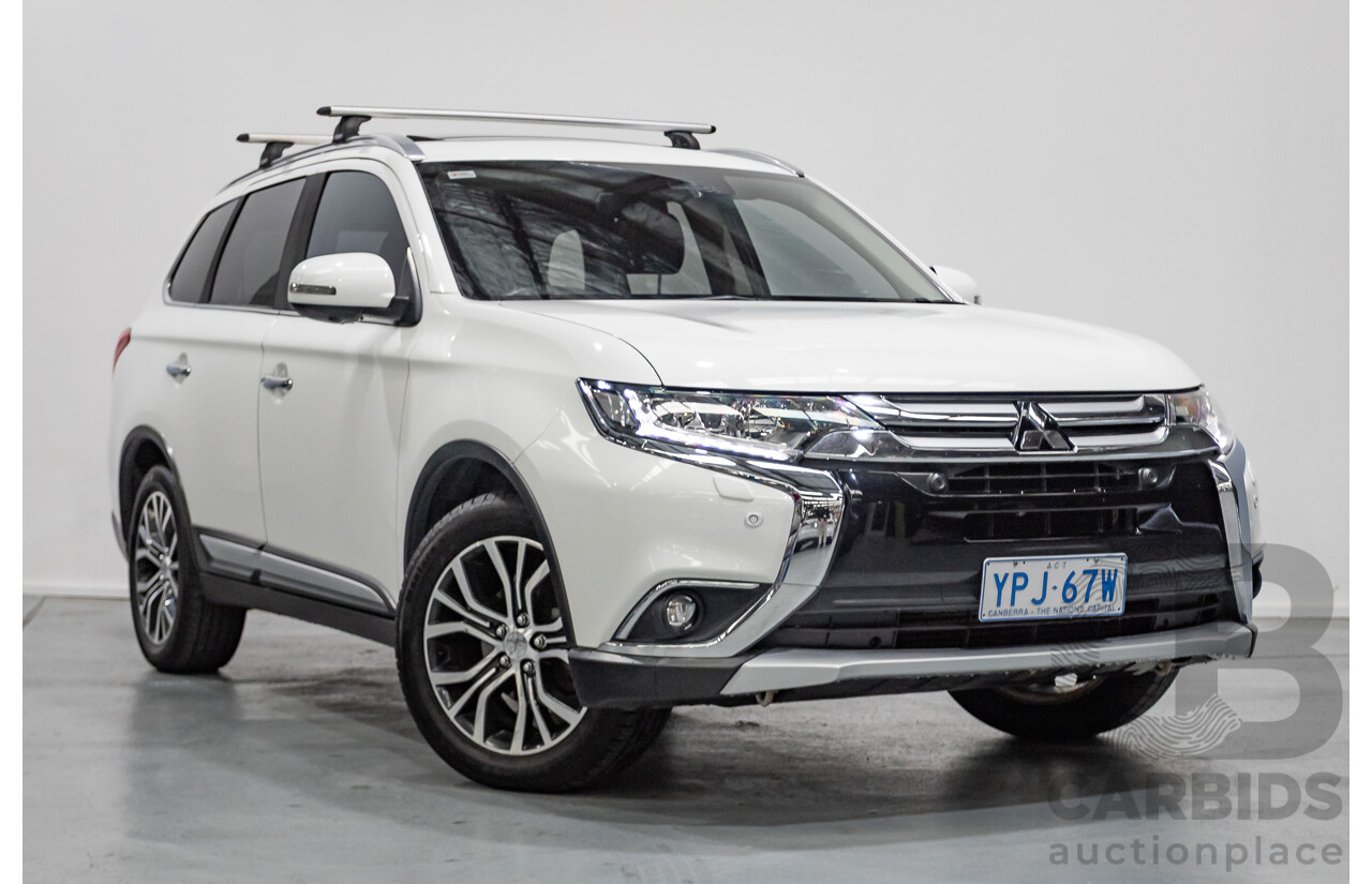 10/2017 Mitsubishi Outlander Exceed 7-seater (AWD) ZL MY18.5 4d Wagon White turbo diesel 2.3L