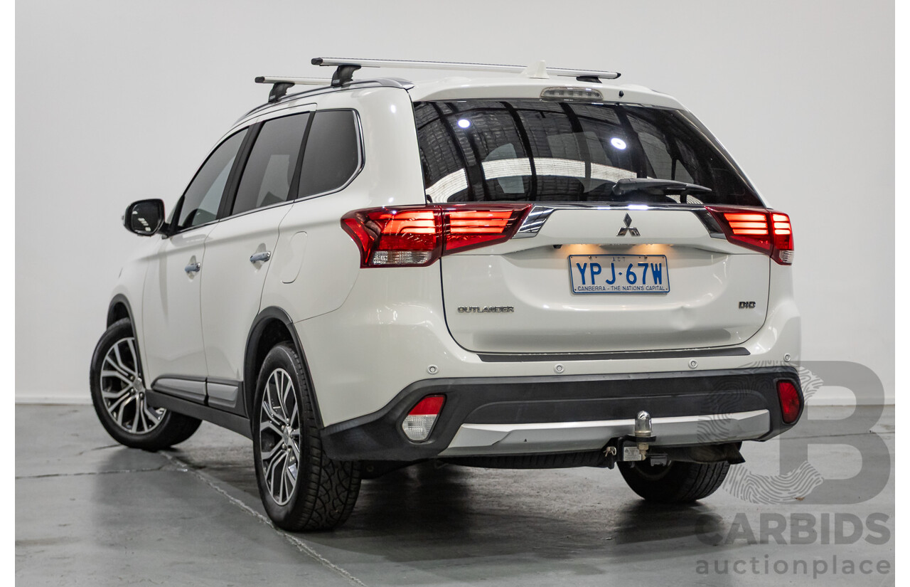 10/2017 Mitsubishi Outlander Exceed 7-seater (AWD) ZL MY18.5 4d Wagon White turbo diesel 2.3L