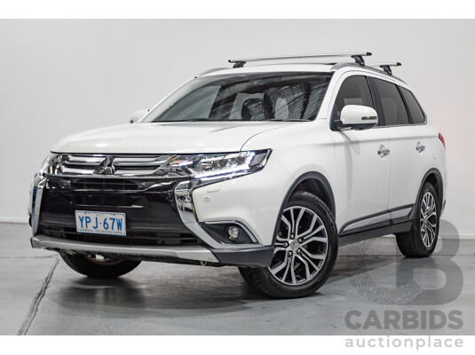 10/2017 Mitsubishi Outlander Exceed 7-seater (AWD) ZL MY18.5 4d Wagon White turbo diesel 2.3L