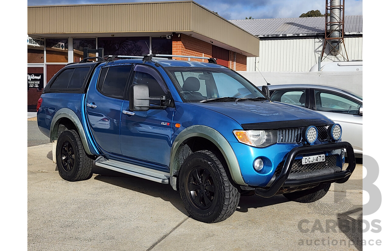 10/2006 Mitsubishi Triton GLX (4x4) ML Double Cab Utility Blue 3.2L