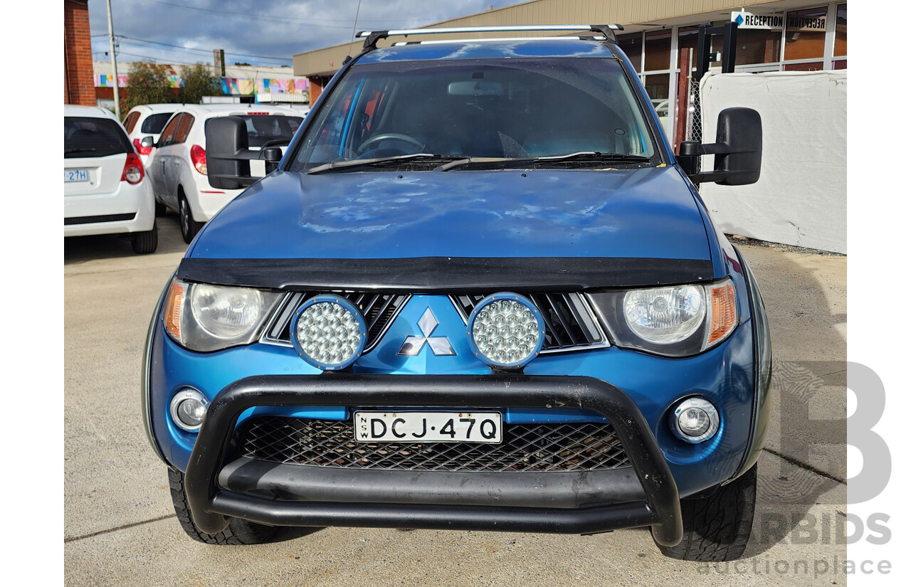 10/2006 Mitsubishi Triton GLX (4x4) ML Double Cab Utility Blue 3.2L