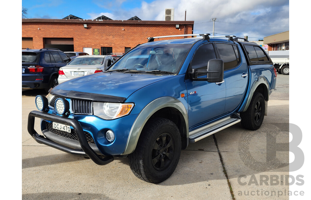 10/2006 Mitsubishi Triton GLX (4x4) ML Double Cab Utility Blue 3.2L
