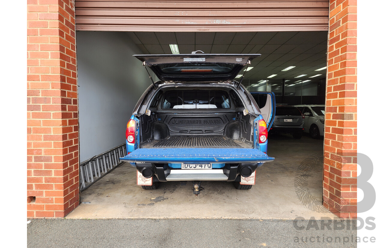 10/2006 Mitsubishi Triton GLX (4x4) ML Double Cab Utility Blue 3.2L