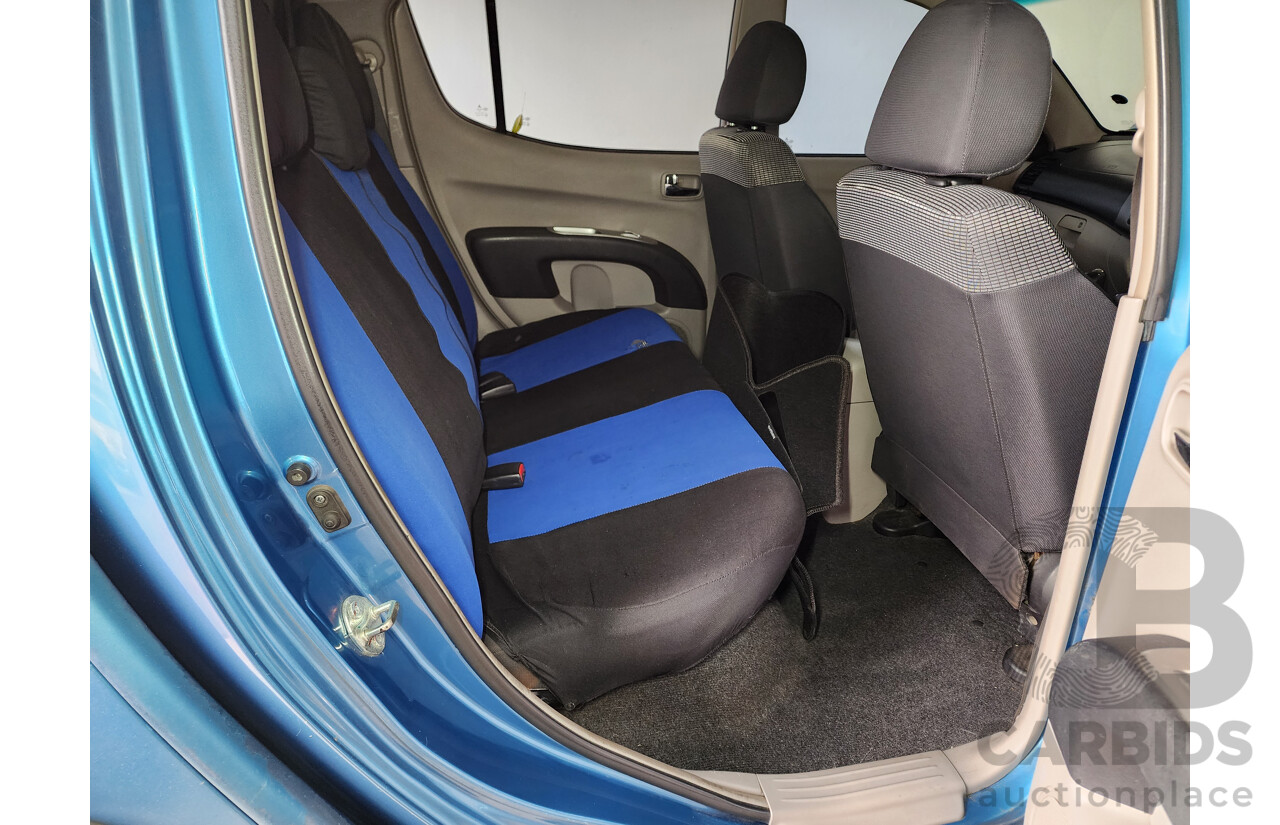 10/2006 Mitsubishi Triton GLX (4x4) ML Double Cab Utility Blue 3.2L