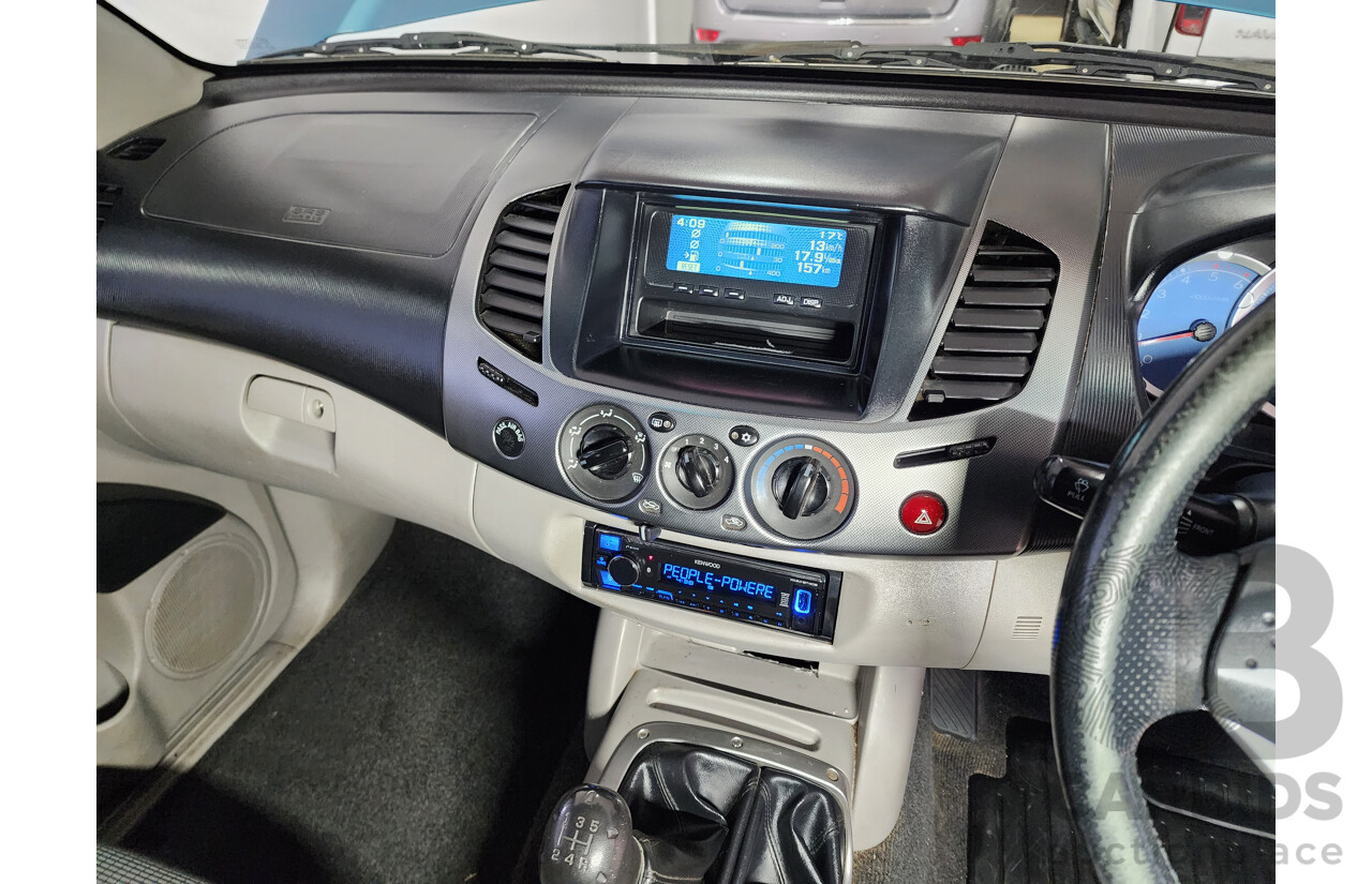 10/2006 Mitsubishi Triton GLX (4x4) ML Double Cab Utility Blue 3.2L