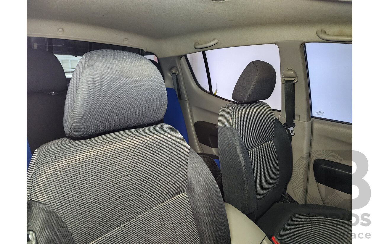 10/2006 Mitsubishi Triton GLX (4x4) ML Double Cab Utility Blue 3.2L