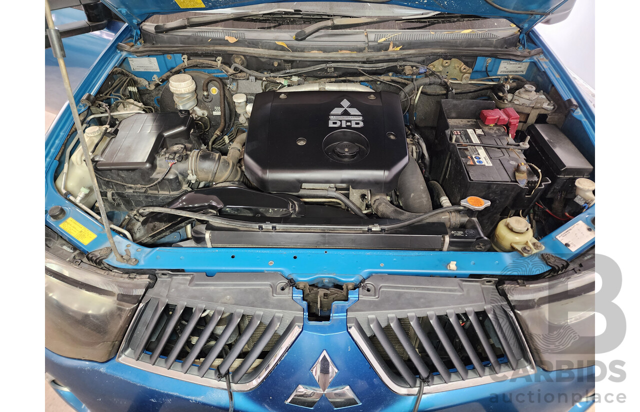 10/2006 Mitsubishi Triton GLX (4x4) ML Double Cab Utility Blue 3.2L